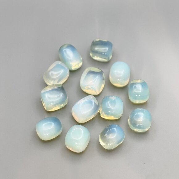 Opalite Pocket Stone, Polished Tumbled Crystal for Spiritual Radiance - Picture 1 of 9
